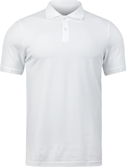 White Polo Shirt Cutout